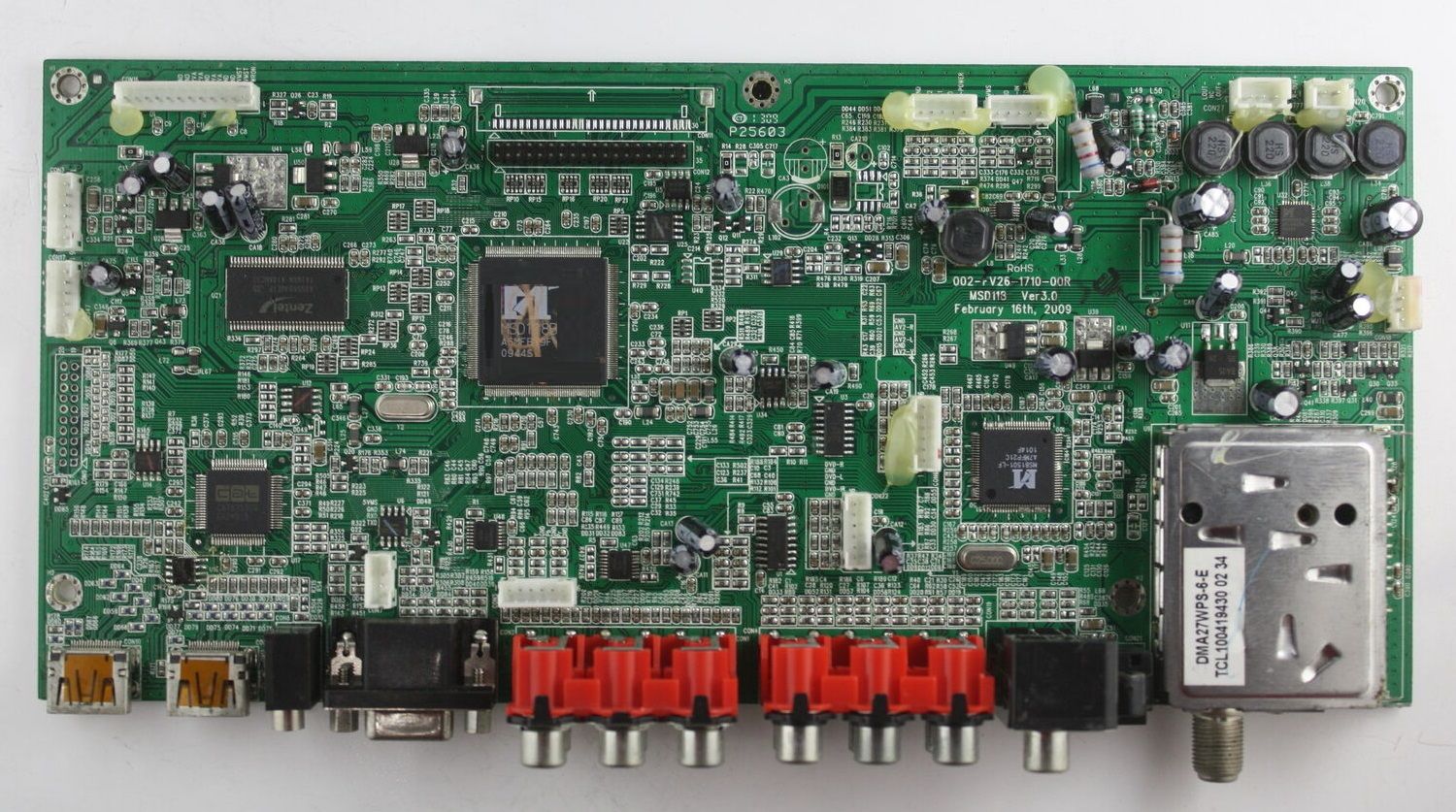 Coby TFTV4028 Side A/V Board 002 LT32 36M0 00R