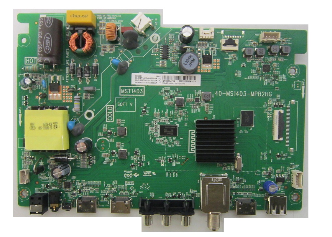Carte Mère 40-MS86E1-MPB2HG Pour TCL 43P610 Et Thomson 43UC6306 – Occasion