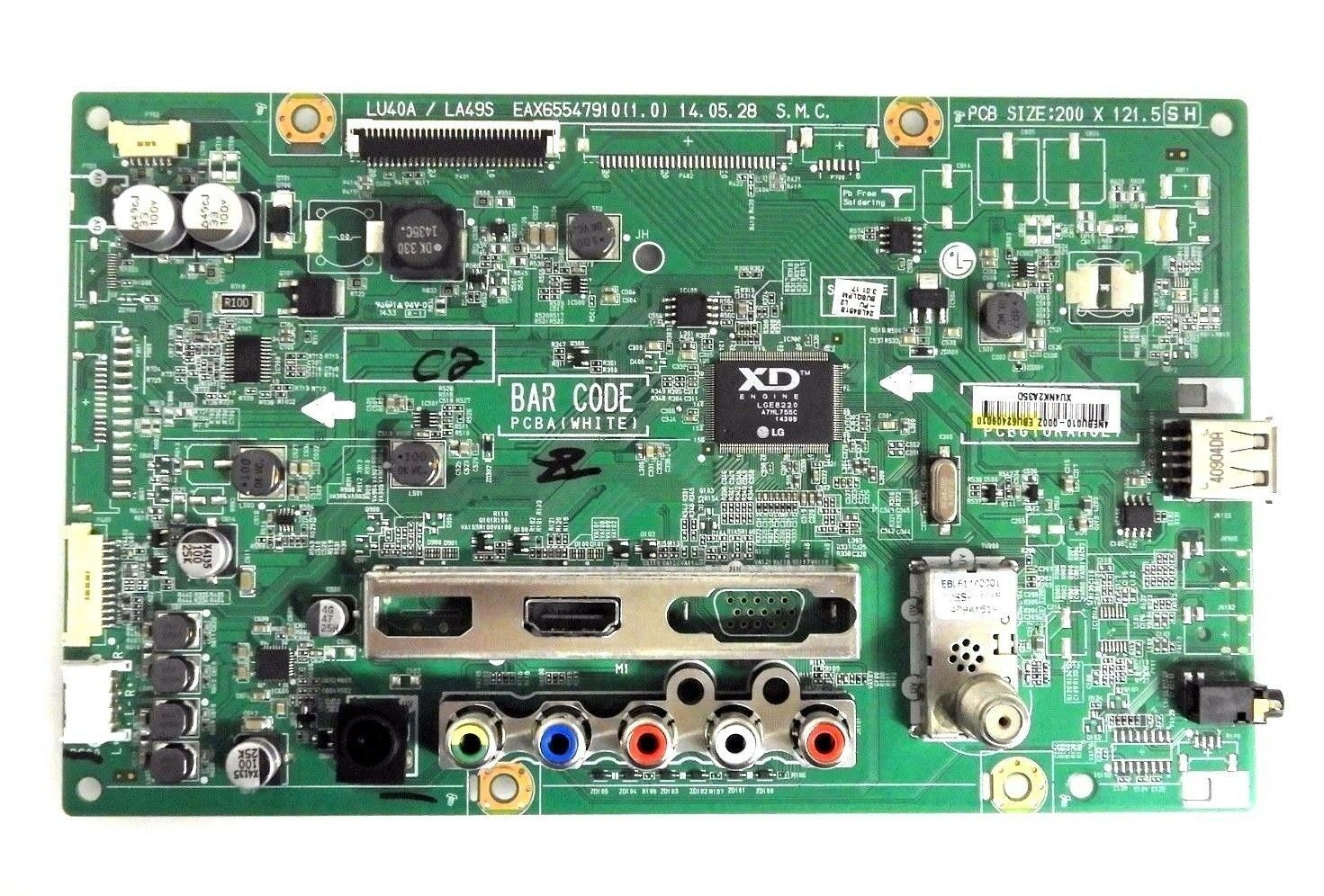 24LB451B LG EAX65547910 ( 1.0 ) MAIN BOARD ELECTRONICA BENEDICTO