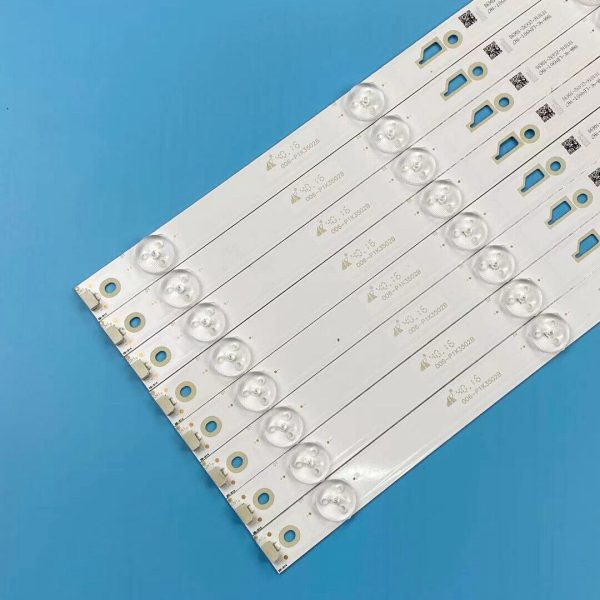 Bande LED De Remplacement Pour TV 40" - Modèles Compatibles : LED40D2900AS, 40FB5426, 40FC3221, Etc. - Longueur 690mm, 8 LEDs - Lot De 3 Bandes