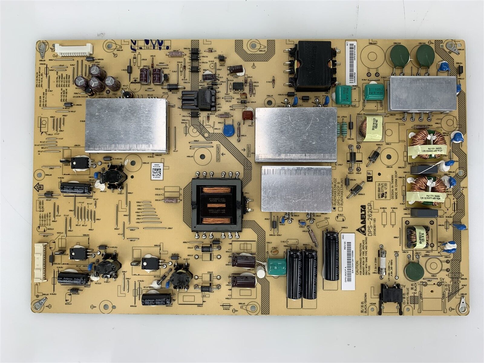 Carte D'alimentation Sharp RUNTKB119WJQZ Pour LC70LE857E - Reconditionnée